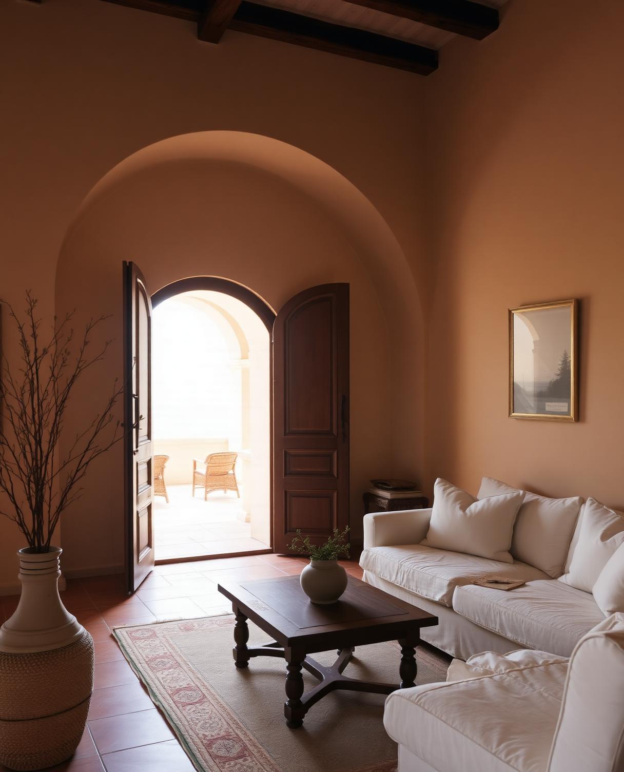 Hands-on material selection in Sicilian light